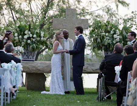Jenna Bush Wedding Altar