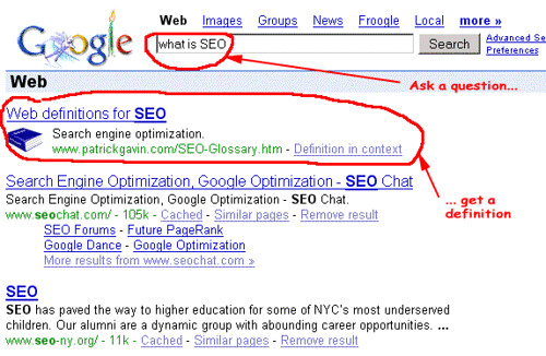 what is SEO Google search