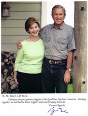 President George and Laura Bush