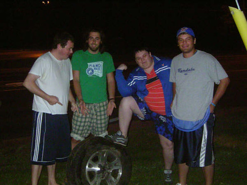 group with the wheel