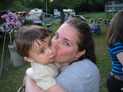 Mommy & Cole at Cousing Trish's