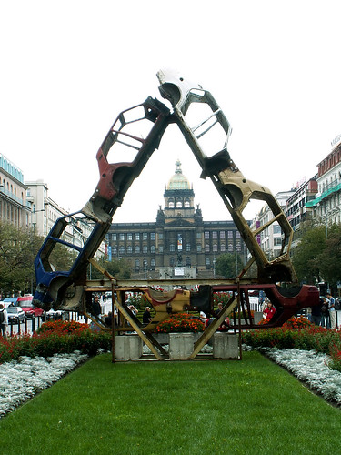 Prague - Vaclavske Namesti (Wenceslas Square)
