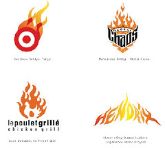logos parecidos fuego