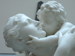 Mother and child marble