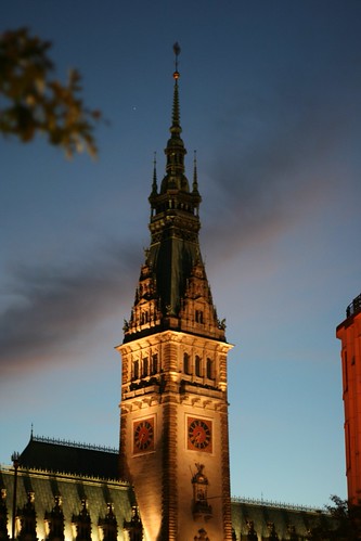 Hamburg: Rathausturm