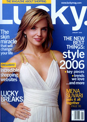 lucky magazine january 2006 cover