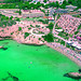 Ibiza - Vista aerea Hotel y playa calatarida