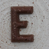 chocolate letter E