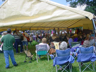 Happy Crowd at the Chinquapin Festival
