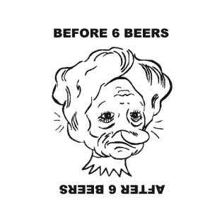 Before and After 6 beers