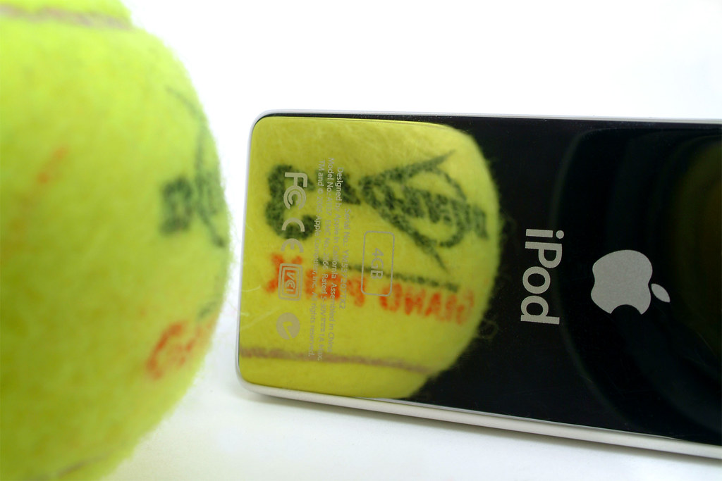 ipod nano tennis (like mini tennis, but smaller!)