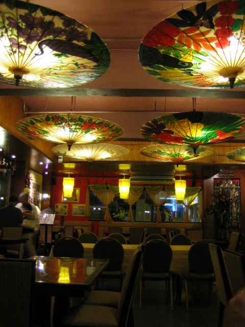 Umbrella Lamps at Khrua Thai
