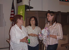 Wendy, Anne, and Allison at the Rehearsal