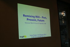 Remixing RSS - Vancouver Web 2 - 3