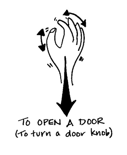 to open door