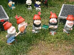 Devo gnomes @ Floriade