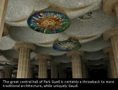 Park Guell central hall