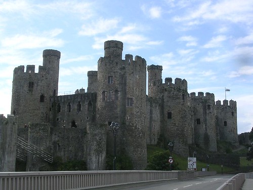 Le Chateau de Conwy vu du pont