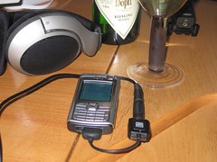Nokia N70 ja AD-15 audio adapter