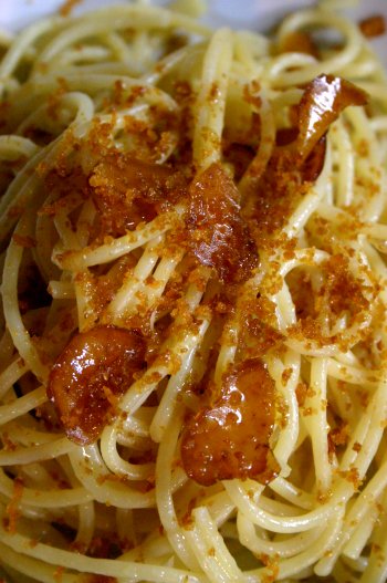 Spaghetti con bottarga