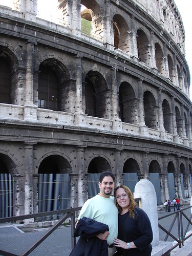 Yadi y Diego desde el Coliseo