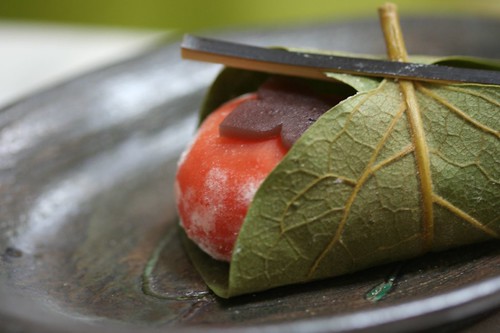 Japanese-style confectionery　looks like a persimmon