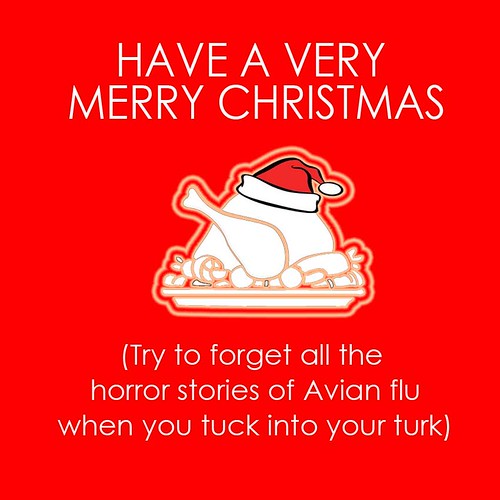 Christmas card avian flu