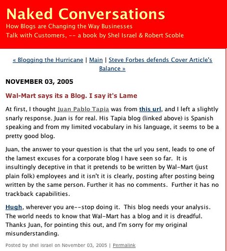 Blog Naked Conversations