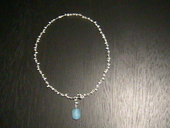 pearl & sterling silver necklace