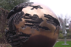Sphere, No. 6 by Arnaldo Pomodoro
