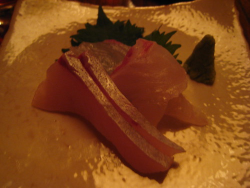 生魚片(鰤魚及鯛魚)
