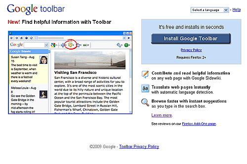 Google Toolbar_Page