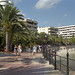 Ibiza - Scenes long the beach front promenade
