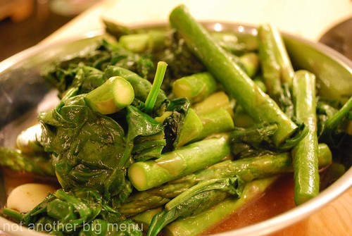 Roast beef meal - asparagus