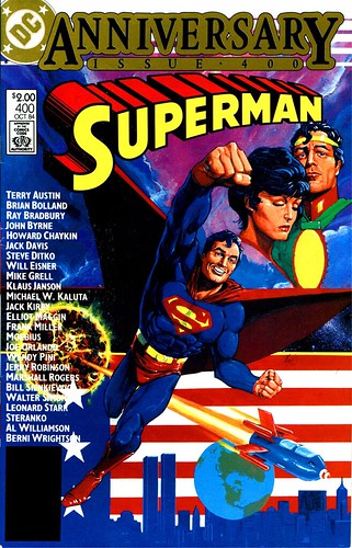 Superman 400 cover by Howard Chaykin
