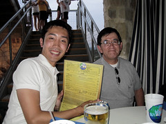 Kohei Moriyama and Eiji Okamoto at The Oasis