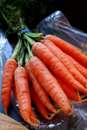 Christmas meal - carrot bunch