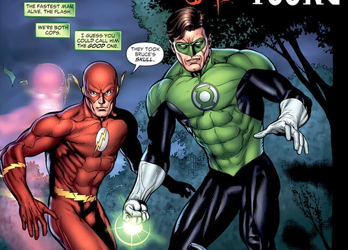 The Flash speed effect in Green Lantern 43