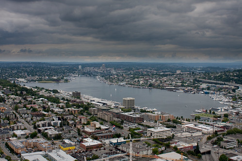 Lake Union from the Space Needle