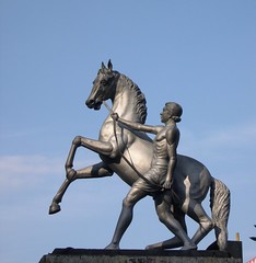 Horse Rider Statue,Anna Flyover,Chennai