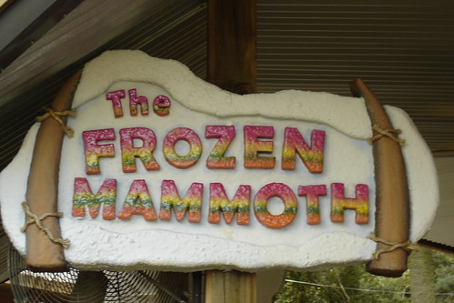 Frozen Mammoth snow cone stand