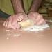 Teiglach - kneading dough