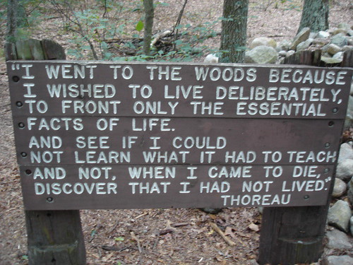 Walden Pond sign