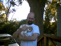 Mr. Kitty and me - November 2005