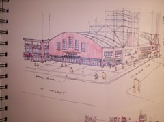 Uline Arena, Redevelopment Concept, Harris-Teeter