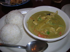 Green Curry. Thai Flavors. Des Moines, IA