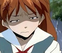 asuka's upset and disapointed face