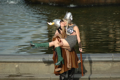 Viking love in Central Park