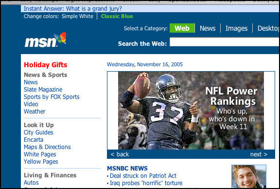 My Shaun Alexander pic on MSN.com