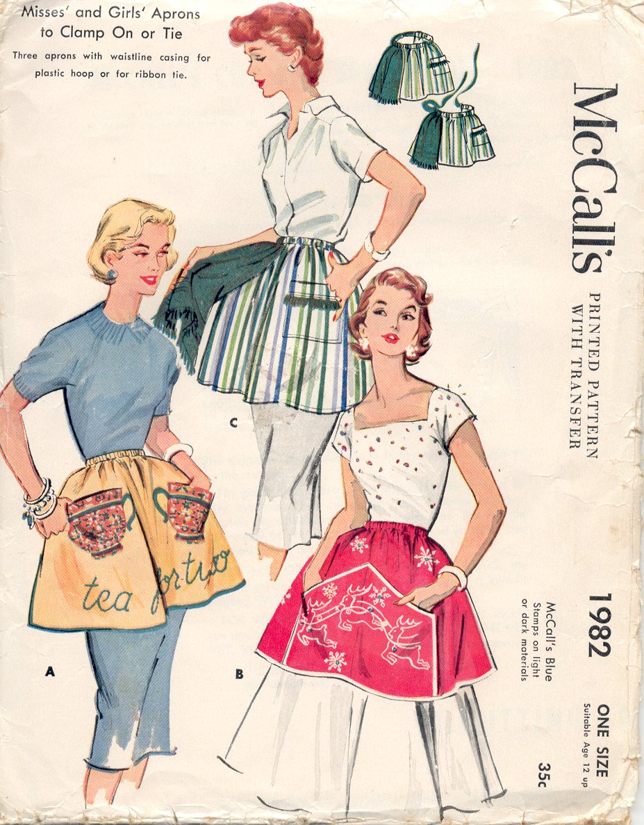 Clamp On apron, 1955